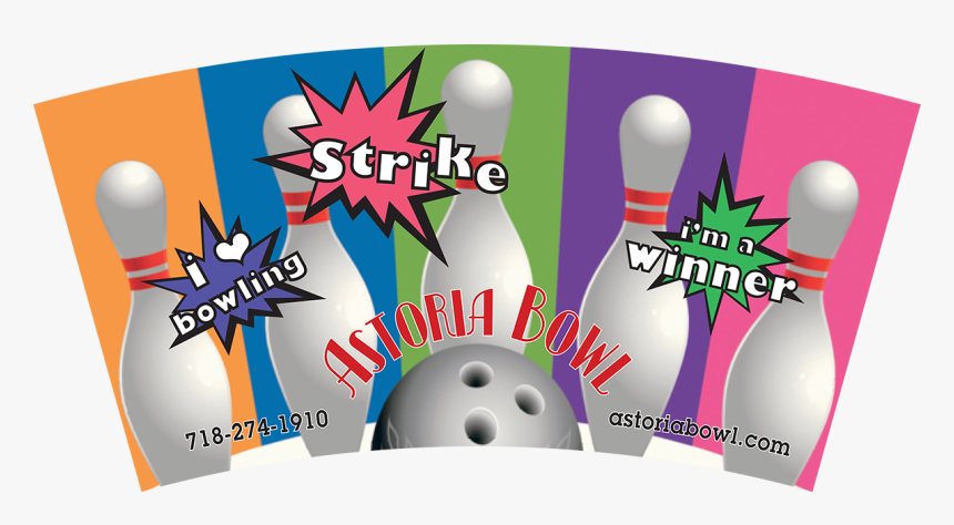 Astoria Bowl New York 12oz Souvenir Kids - Ten-pin Bowling, HD Png Download