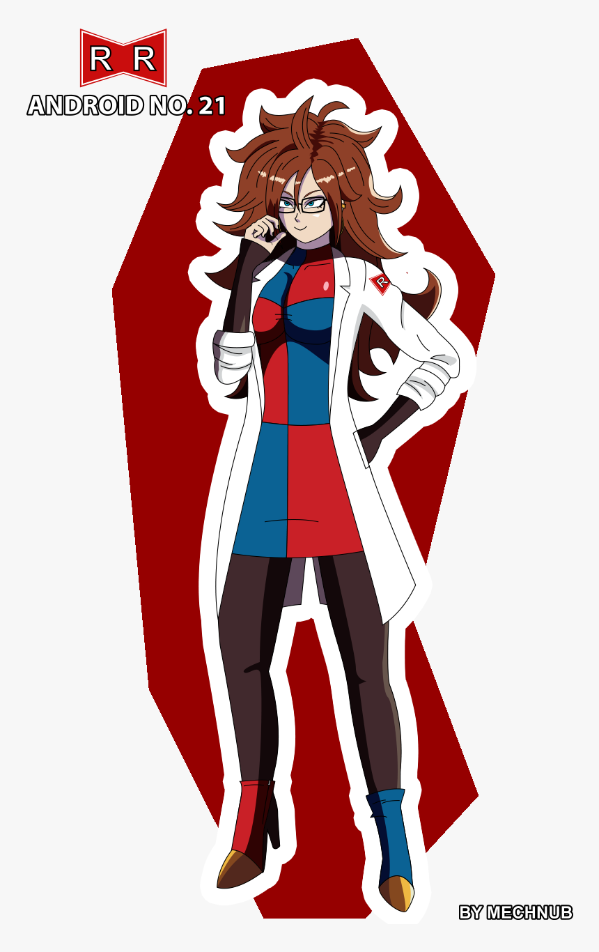 The Last Android 21 Drawing For Now - Illustration, HD Png Download