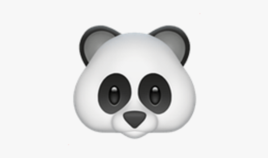 #white #tumblr #aesthetic #cute #applemoji #apple #emoji - Emoji Iphone Panda, HD Png Download