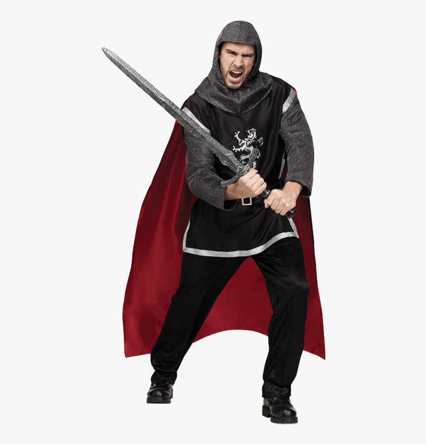 Medieval Dark Knight Mens Costume - Medieval Costume Mens, HD Png Download