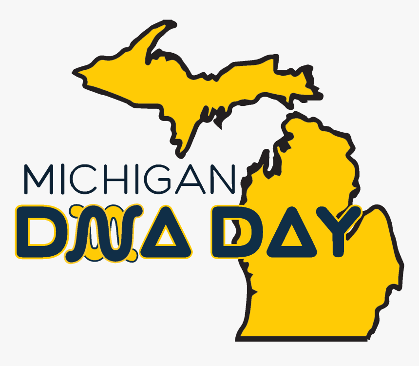 Michigan Dna Day - Michigan State Svg Free, HD Png Download