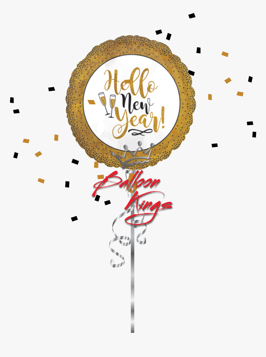 Gold Glitter New Year, HD Png Download