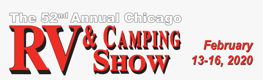 Chicago Rv & Camping Show / Width - Graphic Design, HD Png Download