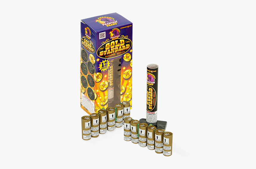 Reloadable Mortars Gold Standard Canister Shell Kit - Dice, HD Png Download