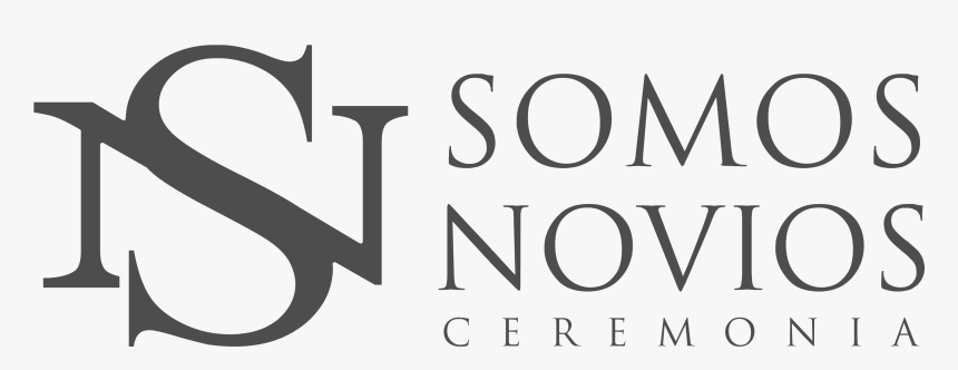 Somos Novios Ceremonia - Black-and-white, HD Png Download