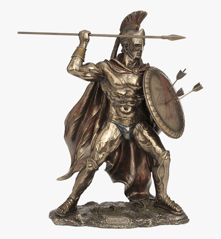Leonidas In Battle - Ancient Greek Warrior, HD Png Download