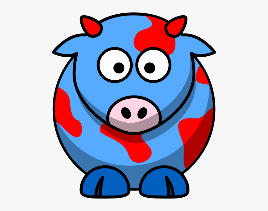 Clip Art Red Cows, HD Png Download