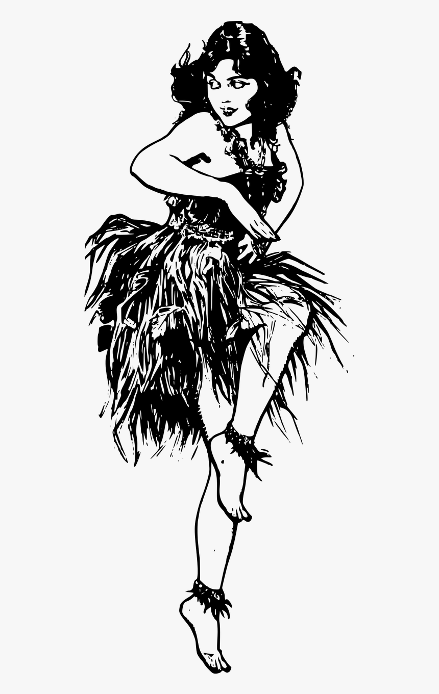 Hula Hawaii Draw, HD Png Download