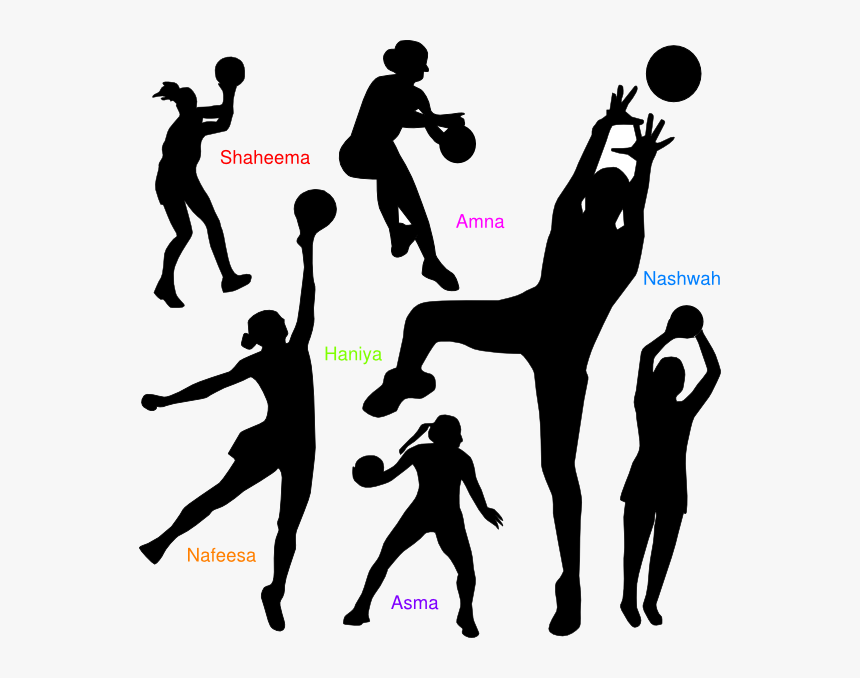 Netball Friends Good Clip - Clipart Transparent Background Sports, HD Png Download