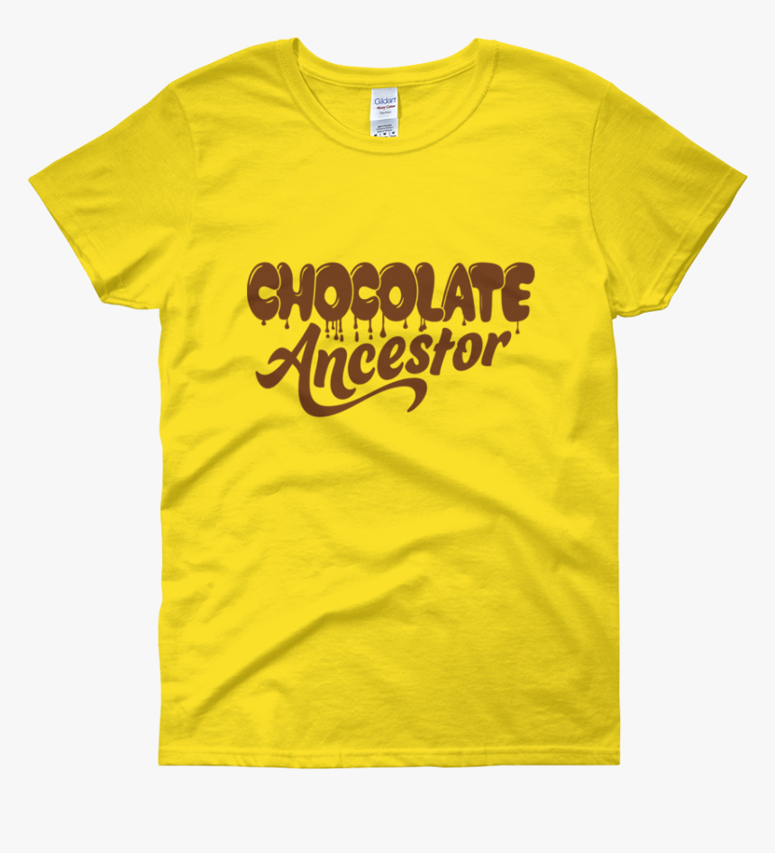 Dripping Chocolate Ancestor Ladies Short Sleeve T-shirt - Best T Shirt Logo, HD Png Download