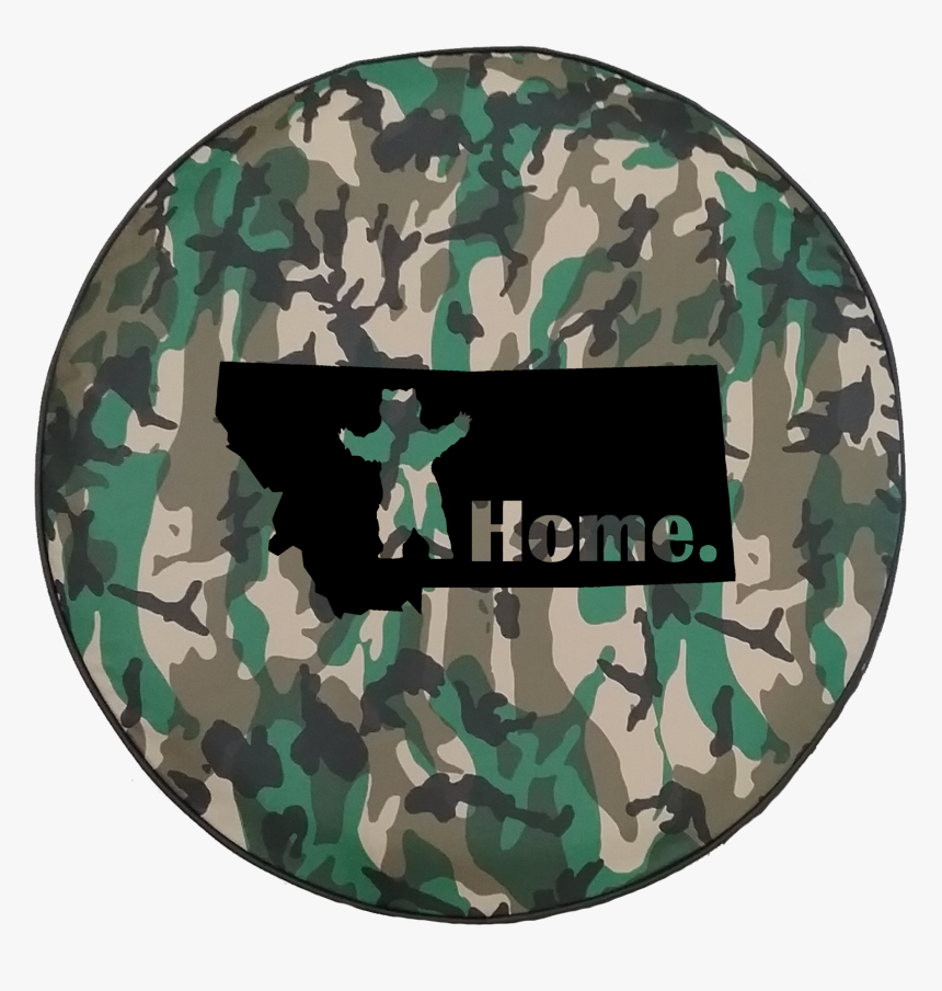 Woodland Classic Camo Montana Standing Bear Home State, HD Png Download