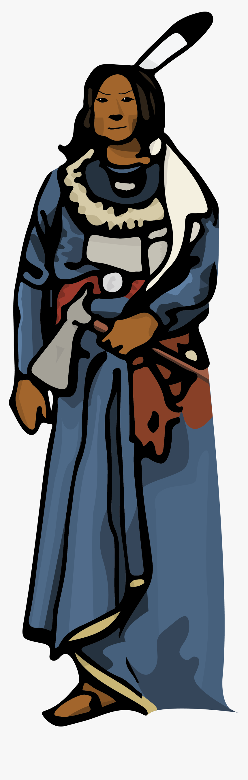 Chief Standing Bear - Illustration, HD Png Download