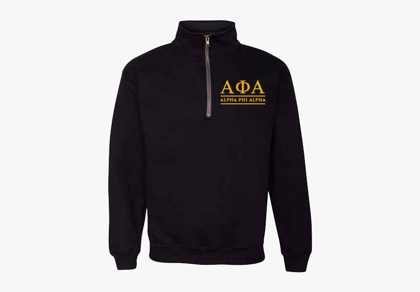 Alpha Phi Alpha Embroidered Quarter-zip Sweatshirt - Hoodie, HD Png Download