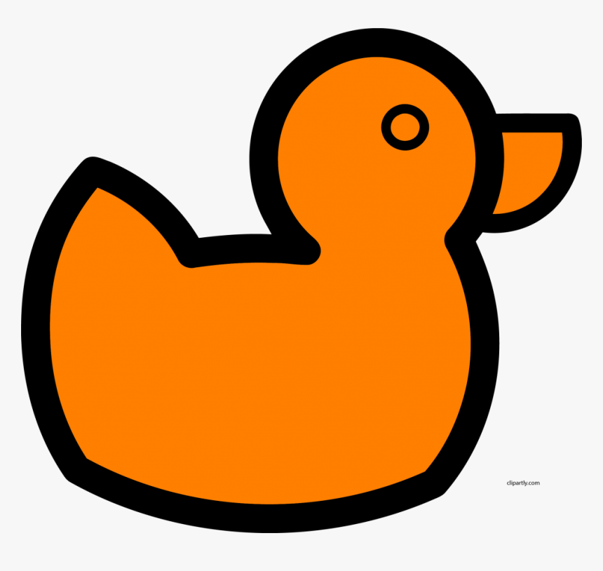 Clip Art Orange Duck, HD Png Download
