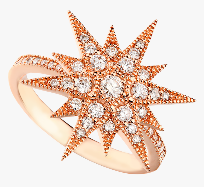 Starburst Diamond Ring, HD Png Download