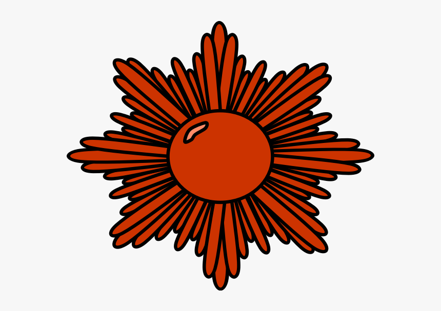 Bronze Starburst Vector Drawing - Girl Scout Awards And Ribbons, HD Png Download
