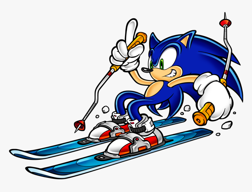 Sonic The Hedgehog Skiing, HD Png Download