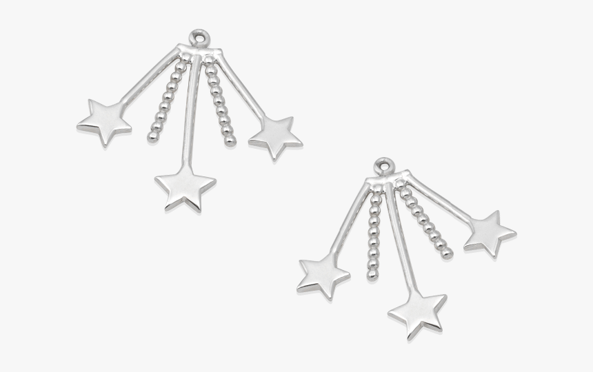 Crescent Starburst Earjackets - Triangle, HD Png Download