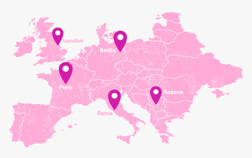 Protest Map Eu 1 - Freedom In The World 2019, HD Png Download