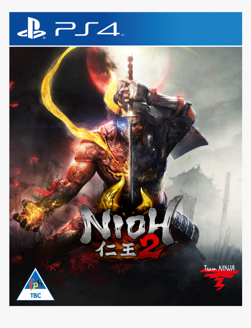Nioh 2 Ps4 Cover, HD Png Download