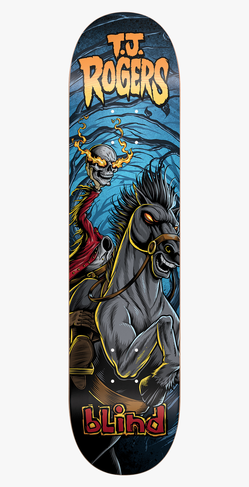 Blind Rogers Fairy Tale Headless Horseman Skateboard - Blind Skateboard Deck Headless Horseman, HD Png Download