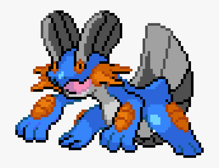 Pokemon Pixel Art Swampert , Png Download - Pixel Art Pokemon Swampert, Transparent Png