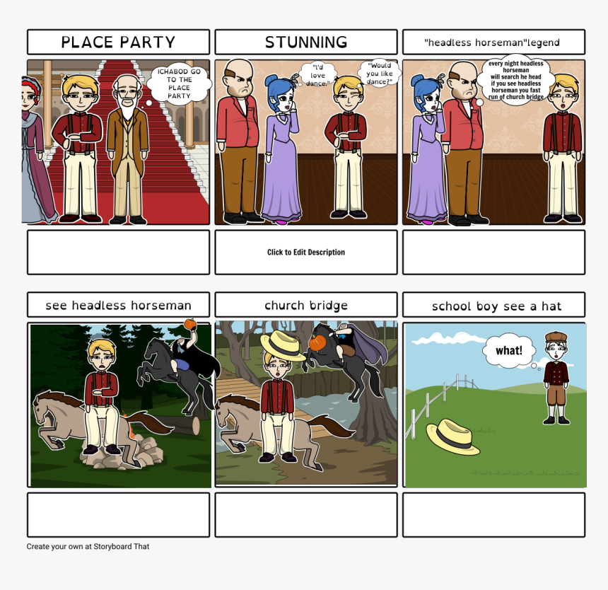 Legend Of Sleepy Hollow Storyboard, HD Png Download