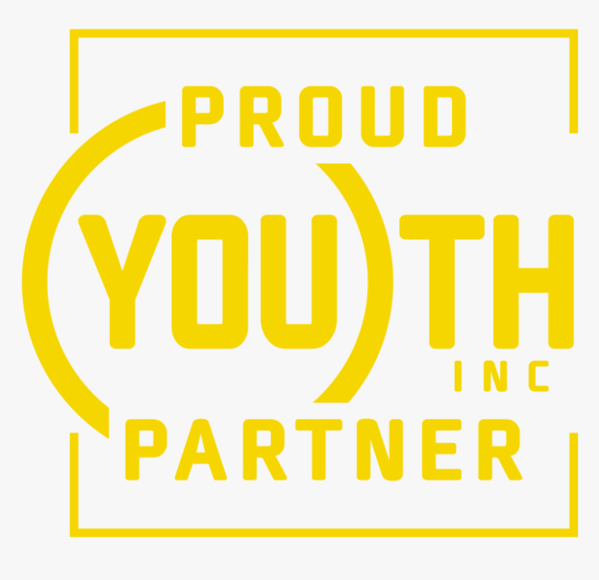 Youth Inc Proud Partner Yellow - Youth Inc, HD Png Download