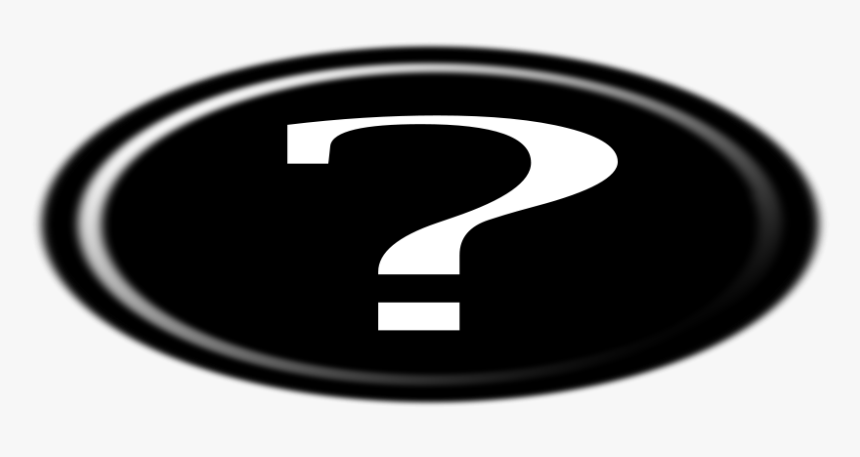 Question Mark Button Svg Clip Arts - Tanda Tanya Hitam Bulat, HD Png Download