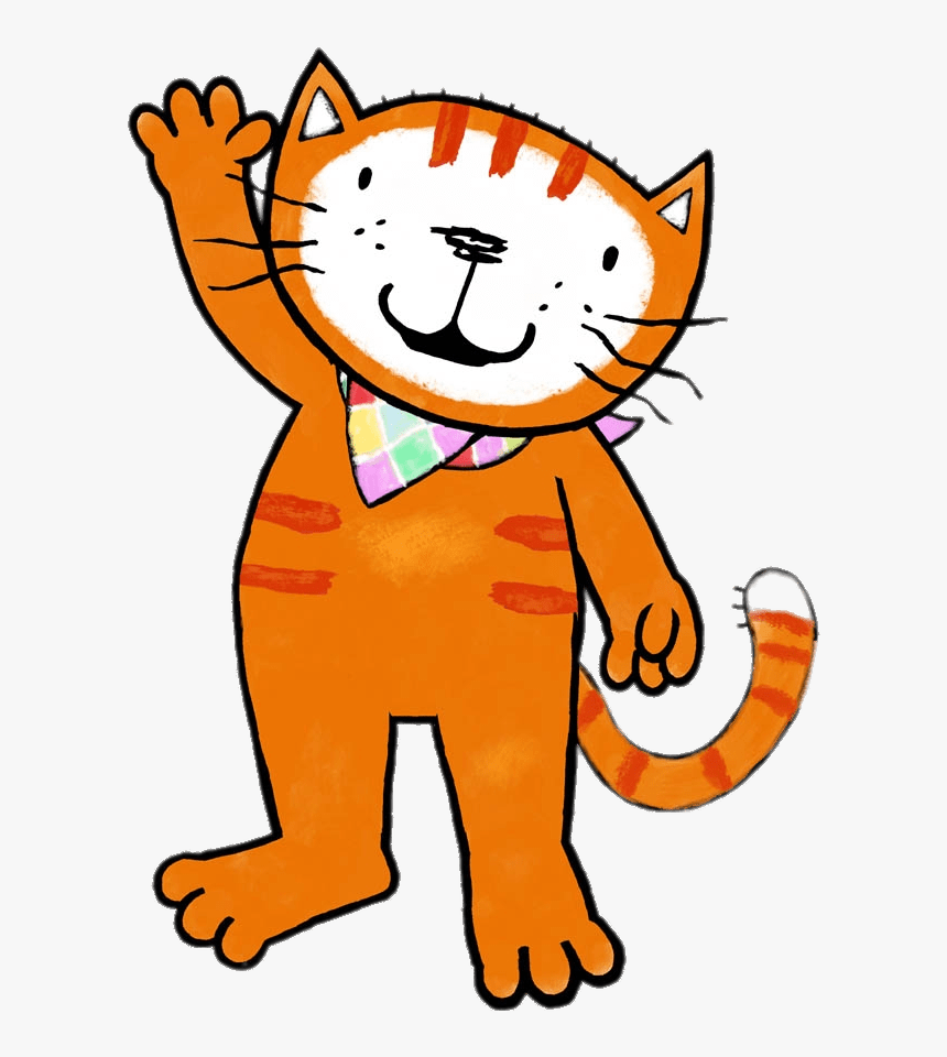 Poppy Cat Waving - Poppy Cat, HD Png Download