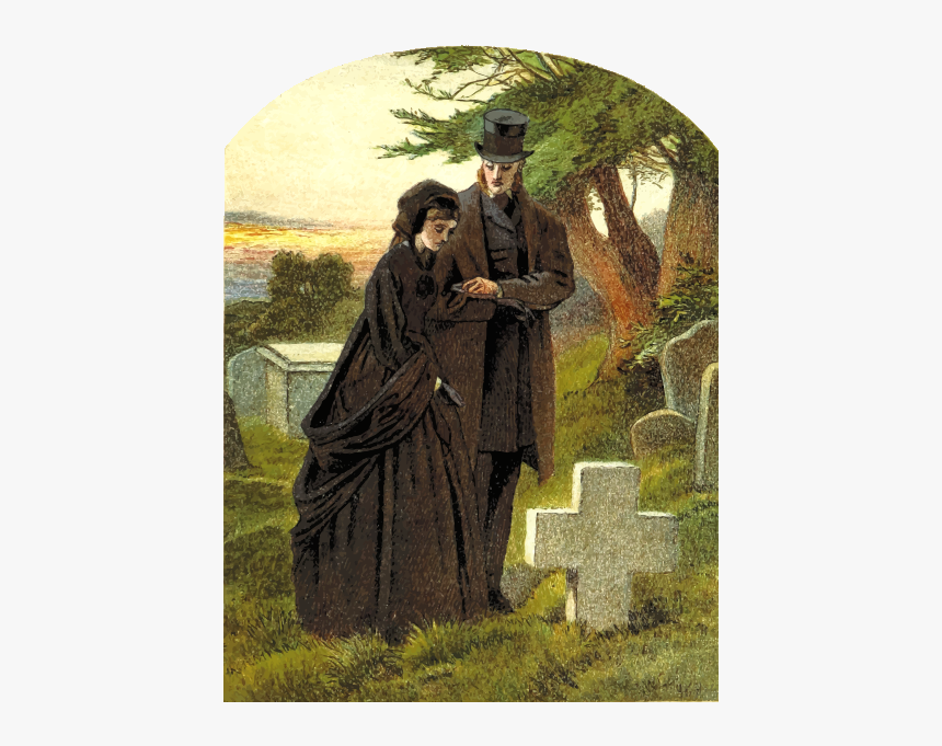 Couple On Graveyard - Scalable Vector Graphics, HD Png Download