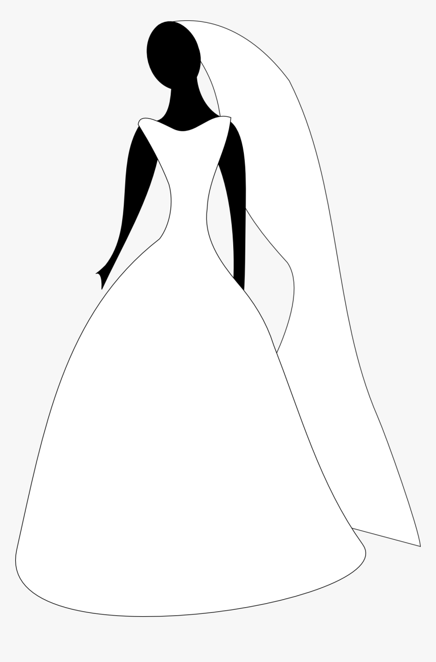 Vestido De Novia Clipart, HD Png Download