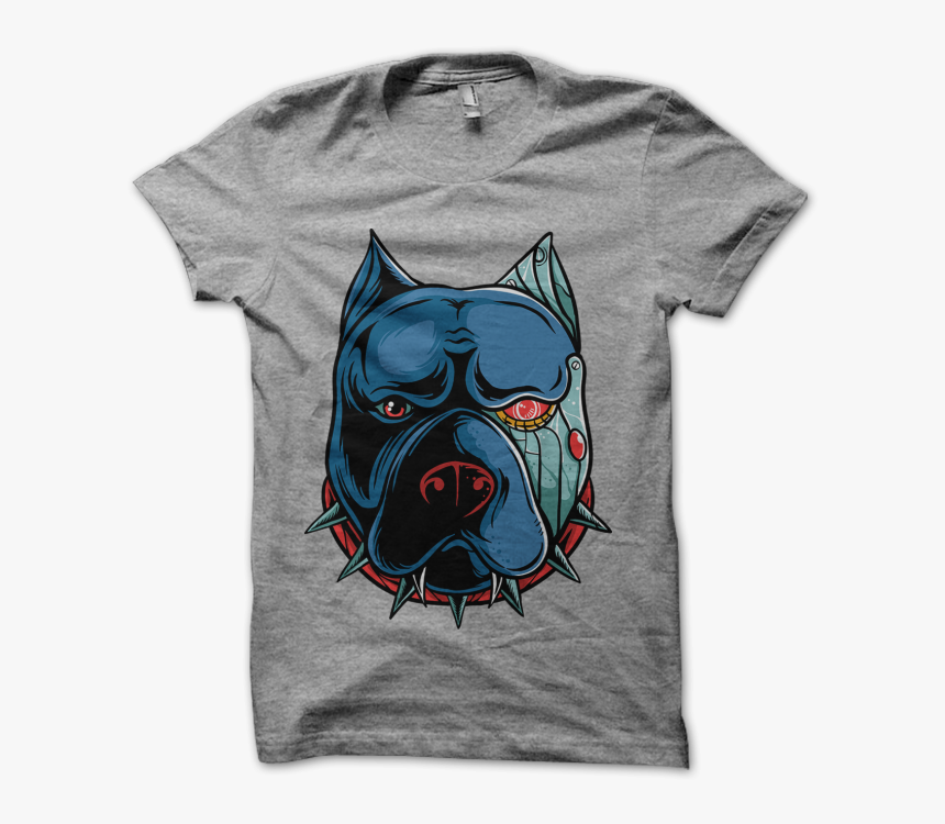 Pitbull Cyborg T Shirt Design Graphic - Hostel T Shirt, HD Png Download