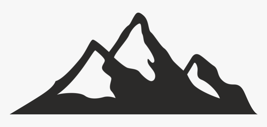 Portable Network Graphics Clip Art Silhouette Image - Transparent Mountain Logo Png, Png Download