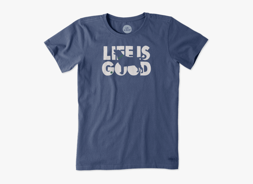 Women S Dog Silhouette Crusher Tee - Active Shirt, HD Png Download