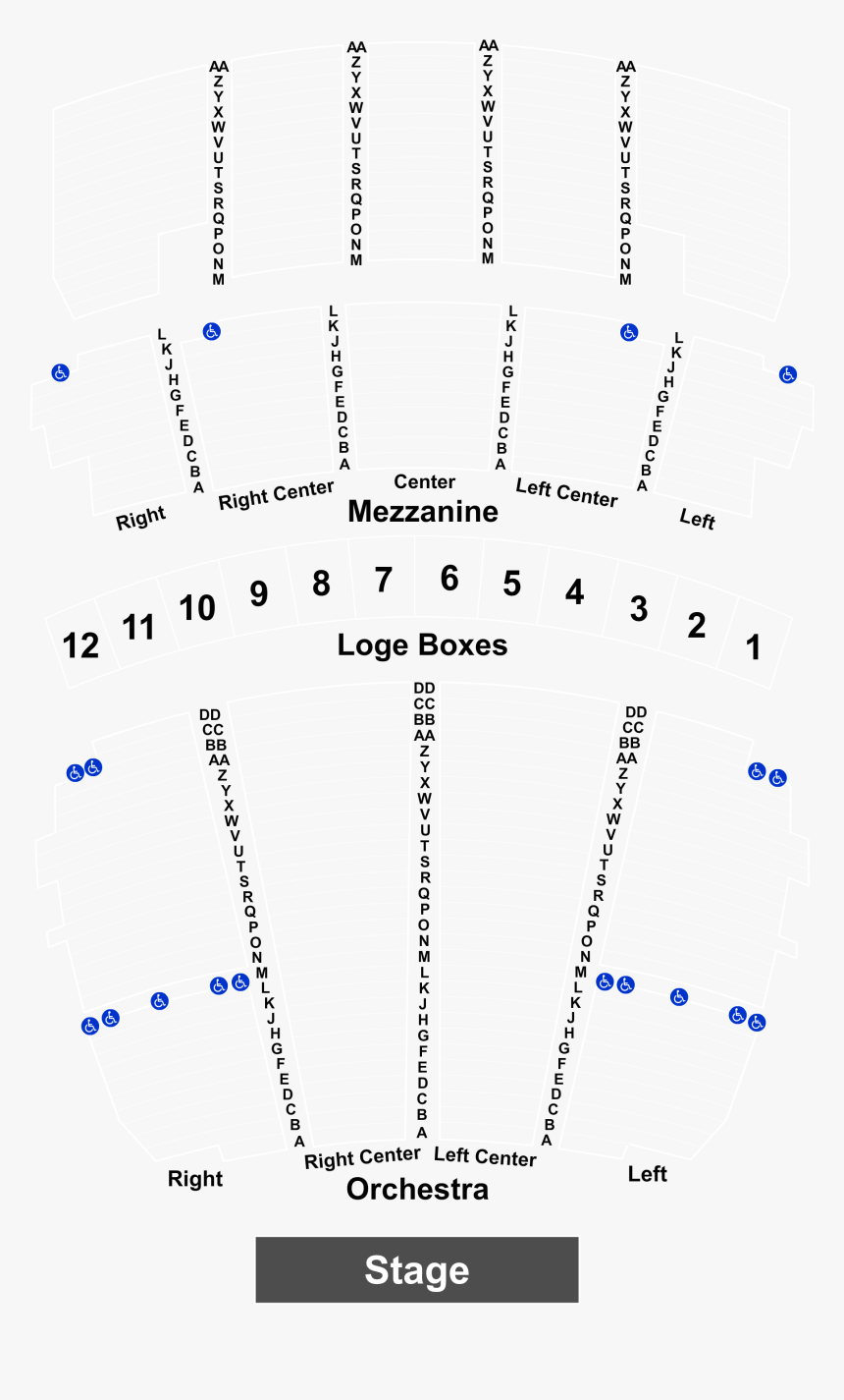 Stifel Theatre Seating Aa Mezzanine, HD Png Download