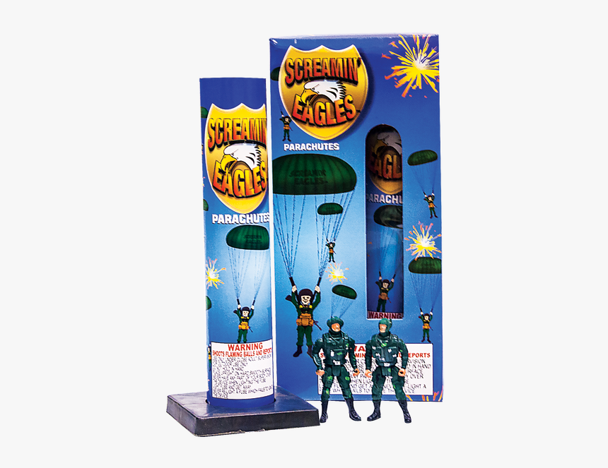 Screaming Eagles Parachute Fireworks, HD Png Download