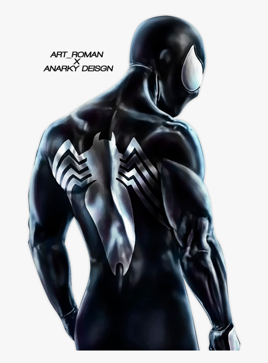 Black Spiderman Png - Black Spider Man Png, Transparent Png