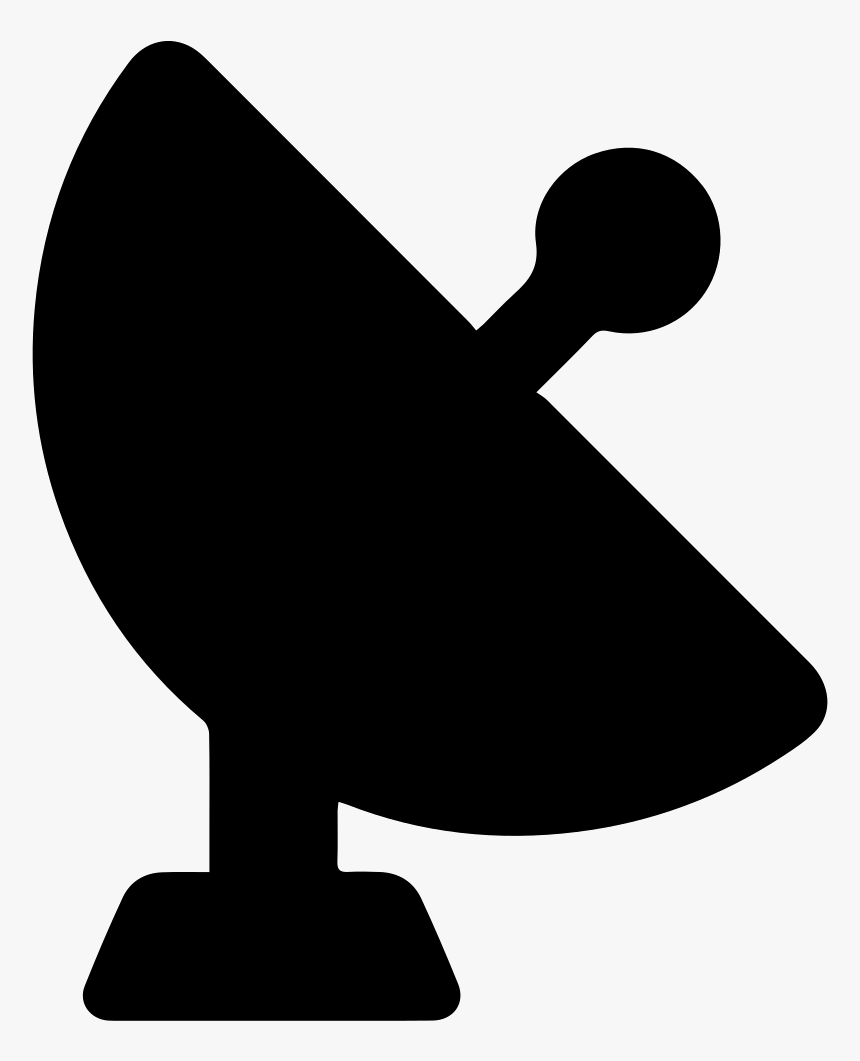 Satellite Silhouette At Getdrawings - Communication Equipment Icon Png, Transparent Png