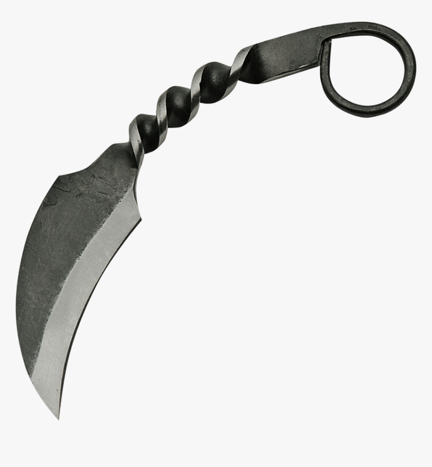 Forged Twist Karambit - Hand Forged Railroad Spike Karambit, HD Png Download
