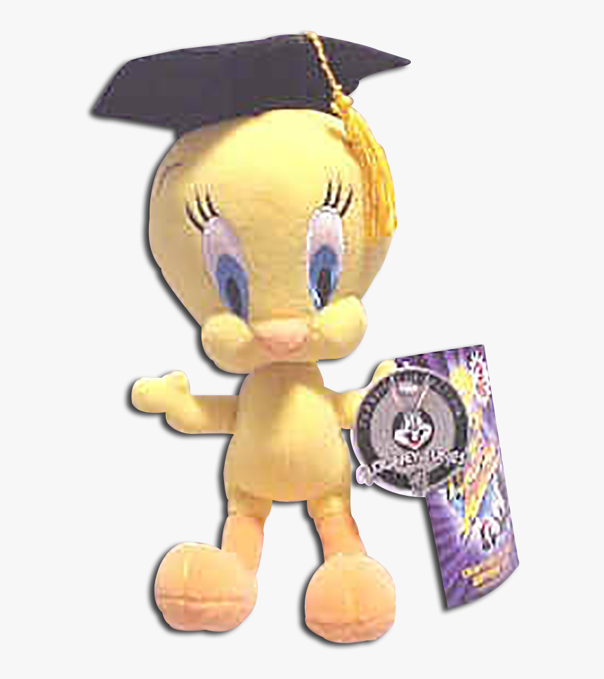 Looney Tunes 2001 Graduation Tweety Plush
- Made By - Cartoon Characters Graduation, HD Png Download