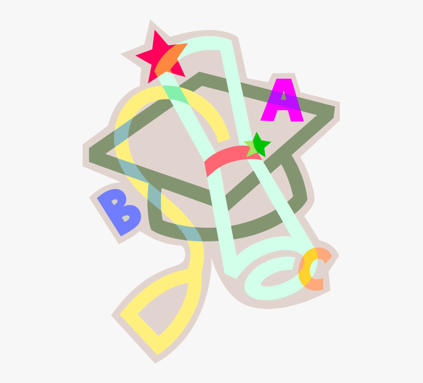 Vector Illustration Of Graduate S Mortarboard Cap With, HD Png Download