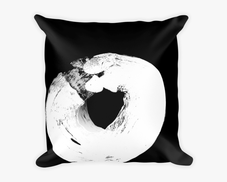 Black And White Soft Square Sofa Cushion With Modern - Cushion, HD Png Download