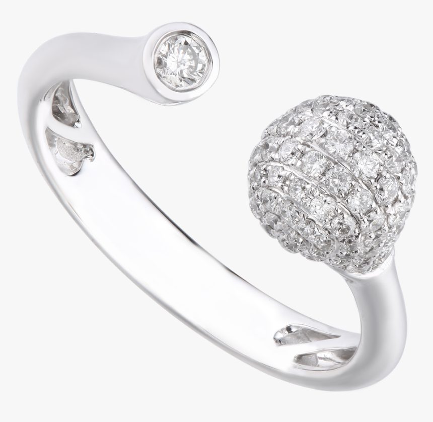 Disco Ball Hugger Ring - Engagement Ring, HD Png Download