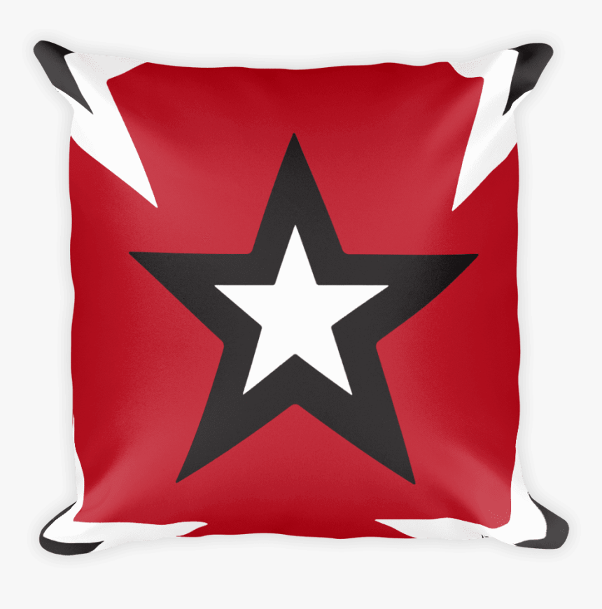 Rockstar Black And White And Red Square Pillow - New Proposed Flag For Hong Kong, HD Png Download