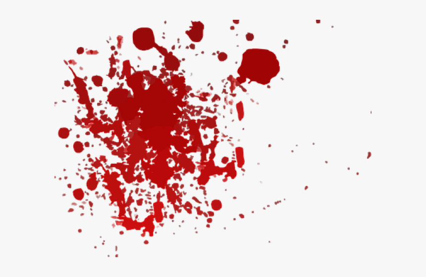 Graffiti Clipart Red Splatter - Blood Spatter, HD Png Download