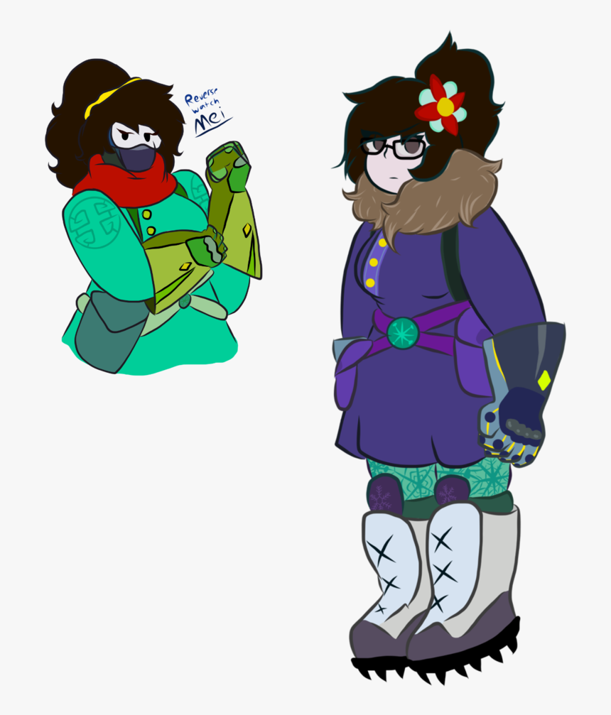 Mei By Japanese Snap Dragon Reversewatch - Cartoon, HD Png Download