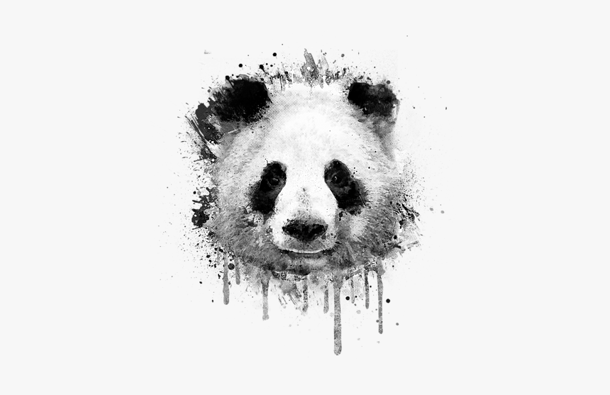 Watercolor Panda Png, Transparent Png