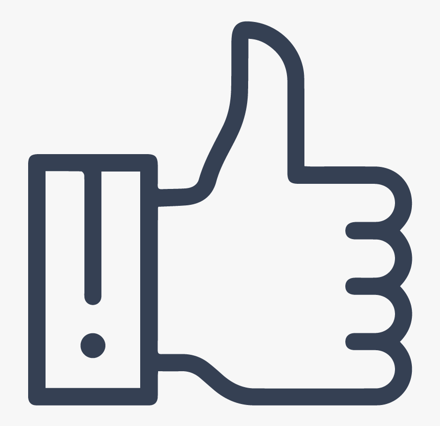 Thumb Up Line Icon, HD Png Download