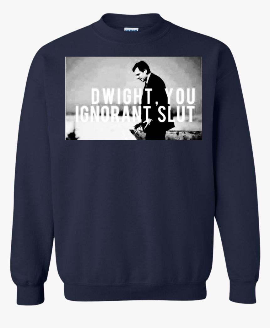 Dwight You Ignorant Slut Shirt, Hoodie, Tank - Stranger Things Christmas Lights Sweater, HD Png Download